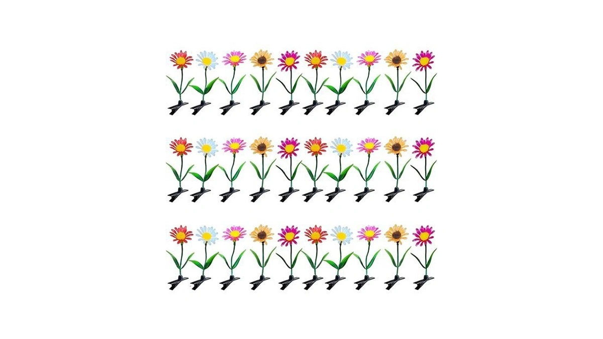 Amazon code: 30 Pcs Sunflower Hair Clips Kurilai Funn