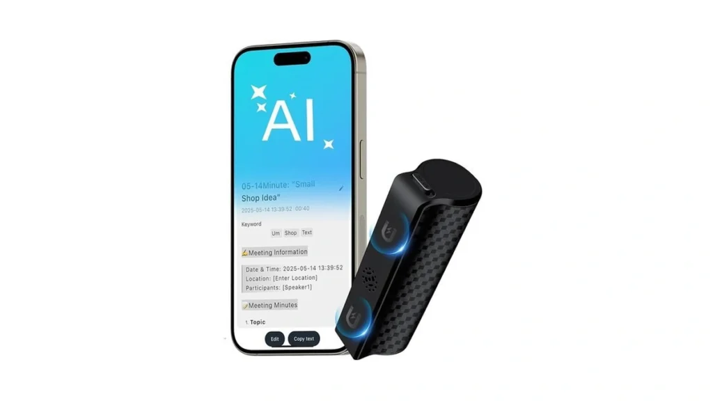 Amazon coupon: 128g Magnetic Ai Voice Recorder Smart Au