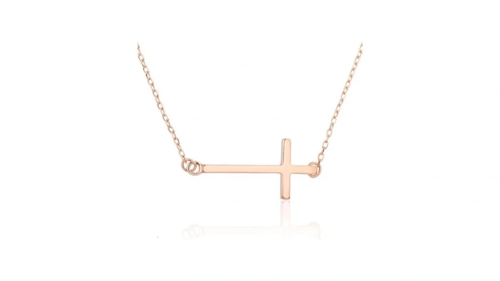 Amazon coupon: Kakikaki Cross Choker Necklace For Women