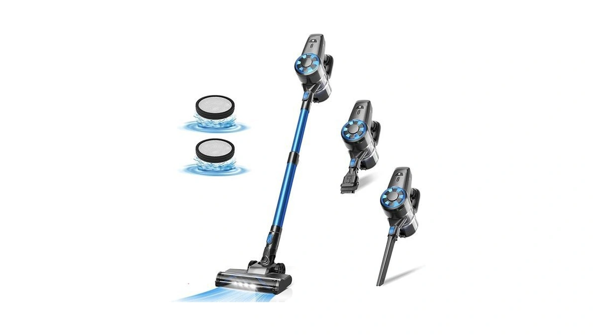 Amazon code: Cordless Vacuum Cleaner Lightweight Stic
