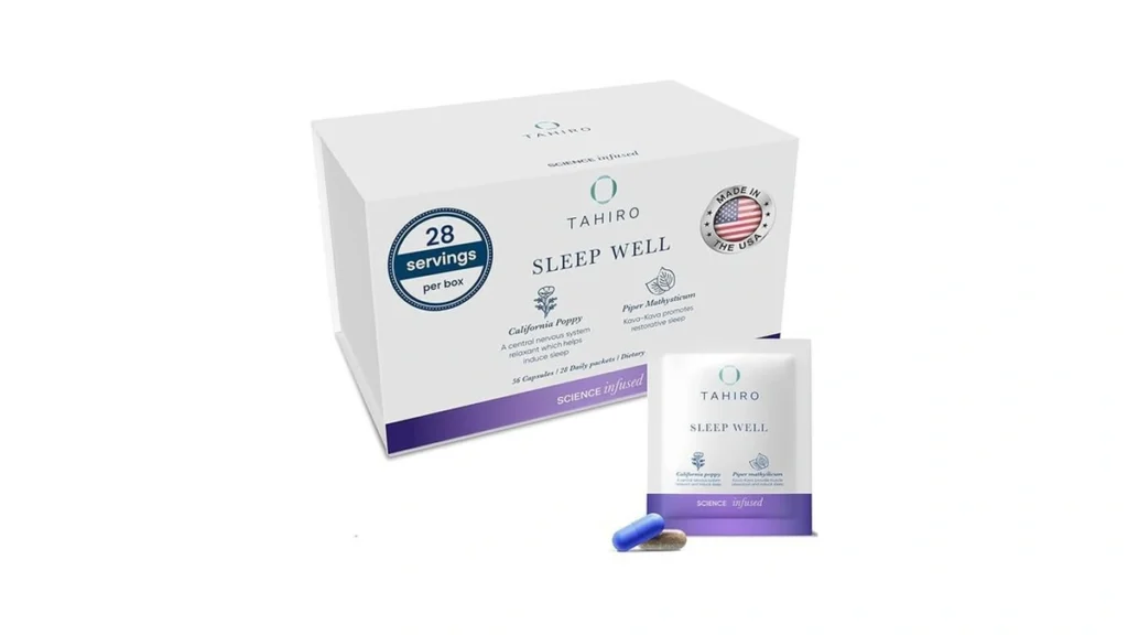 Amazon coupon: Tahiro Sleep Well Supplement Sleep Suppl