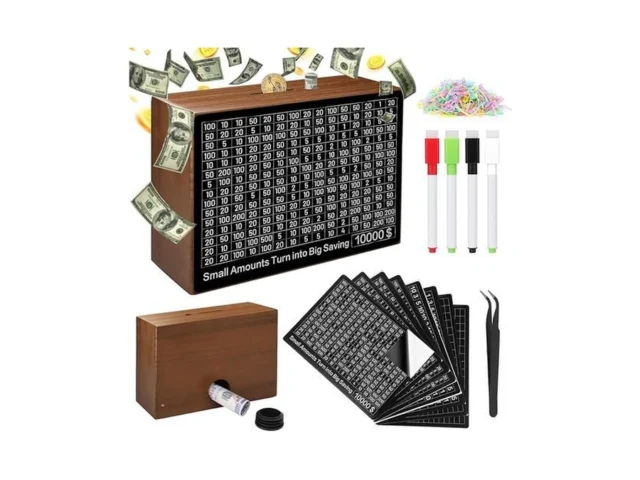 Larger Wooden Money Box For Cash 10 000 And… Code