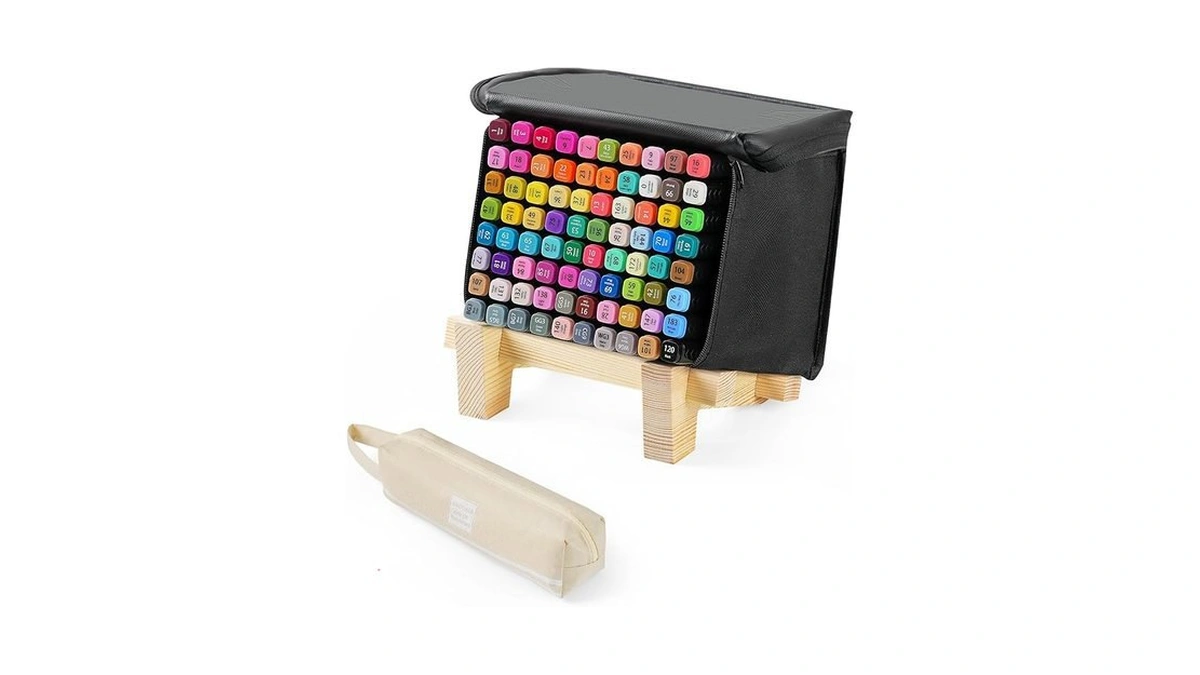 Amazon code: Fzooua Marker Case Holder Wooden Stand F