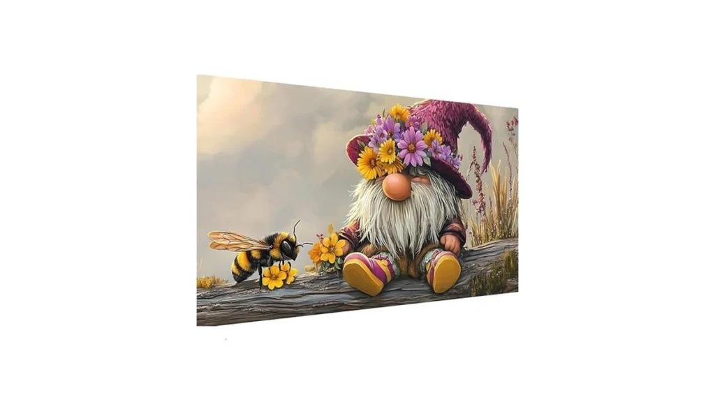 Amazon code: Igoodom Large Diamond Painting Gnome Lar