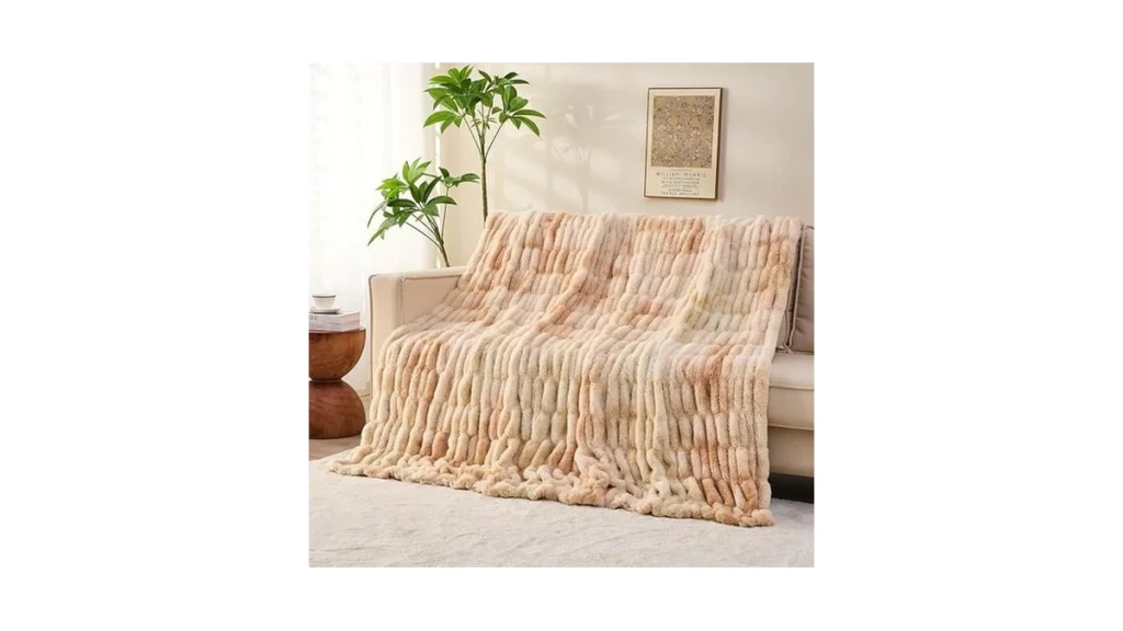 Amazon code: Viviland Faux Fur Throw Blanket For Bed
