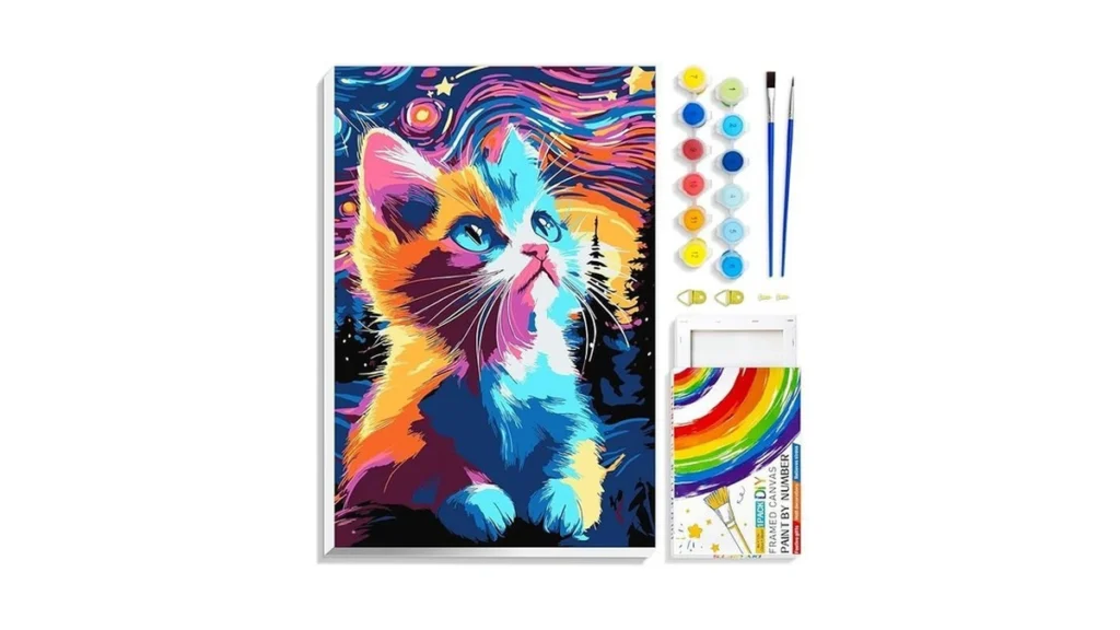 Amazon code: Quitedew Paint By Numbers Kit For Adults