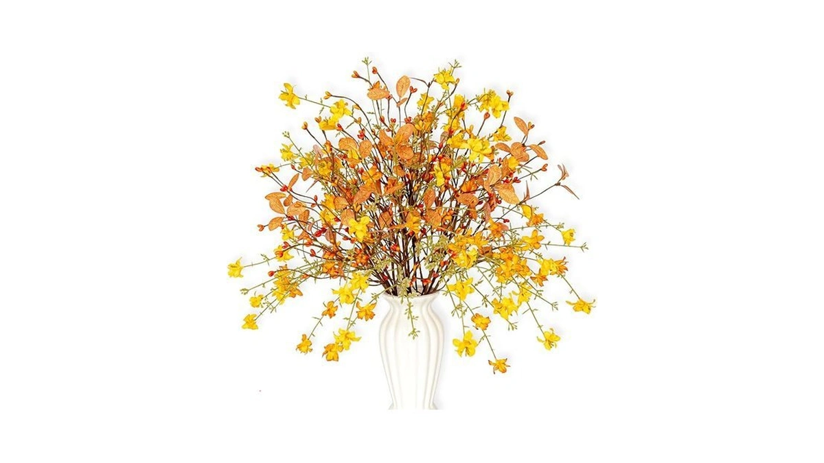 Amazon coupon: Magicwreath Artificial Fall Flowers With