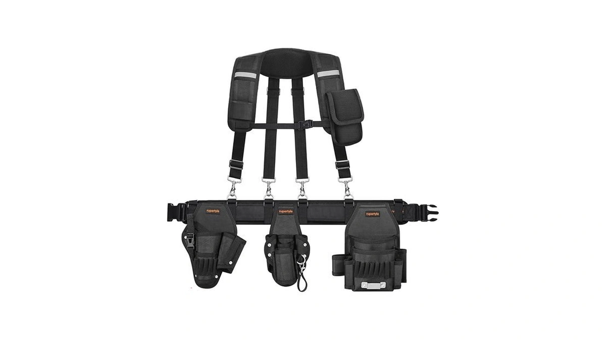 Amazon coupon: Rubertyle Tool Belt For Men 38-pockets H