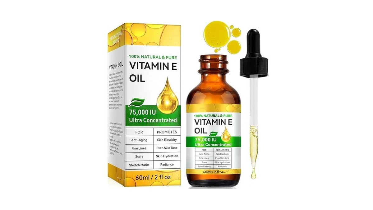 Amazon code: Essential Vitamin E Oil For Skin Face 75