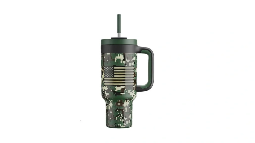 Amazon code: 40 Oz Camo Tumbler With Handle 2-in-1 St