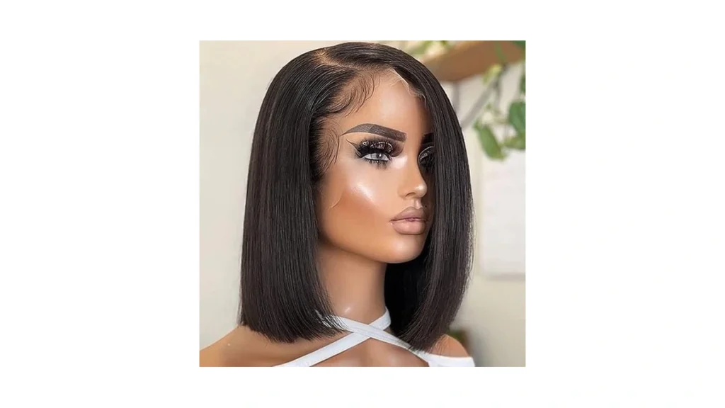 Amazon code: Fkfo Bob Wig Human Hair 13x4 Lace Front