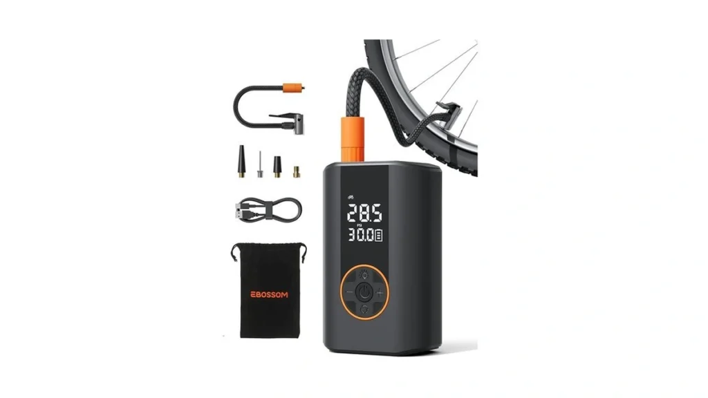 Amazon code: Ebossom Tire Inflator Portable Air Compr