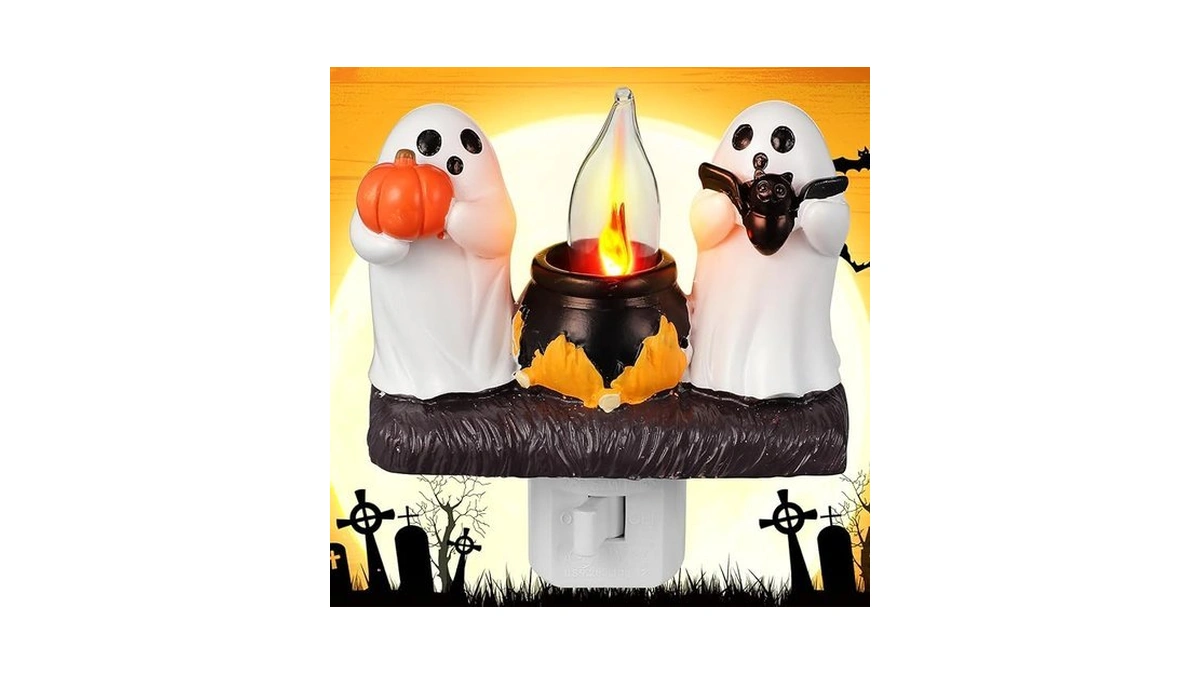Amazon coupon: Ghost Campfire Nightlight 3d Led Flicker