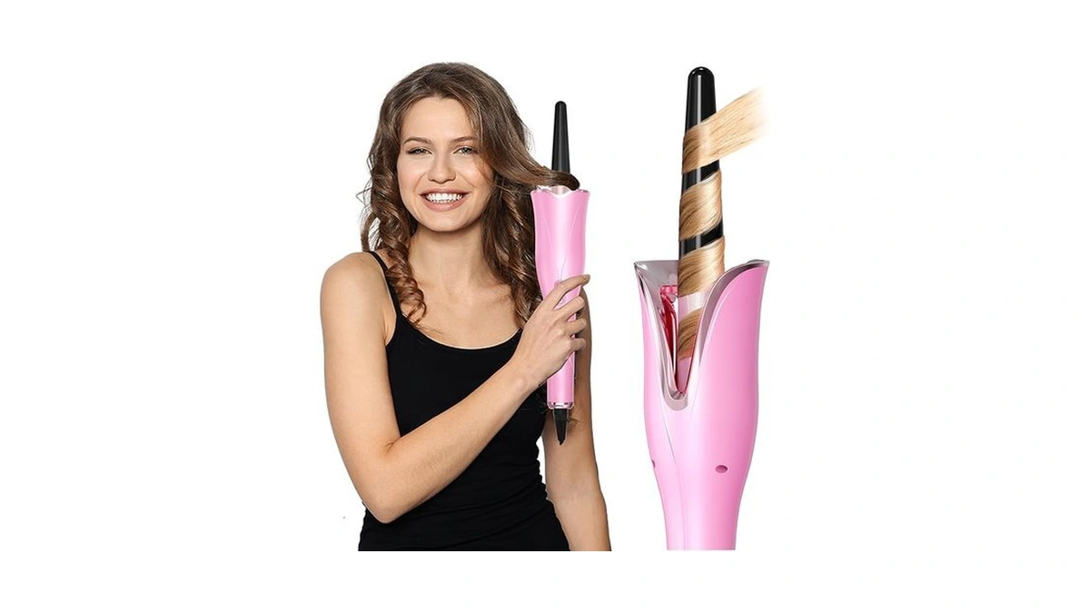 Amazon code: Self Rotating Curling Iron Easy Curl Aut