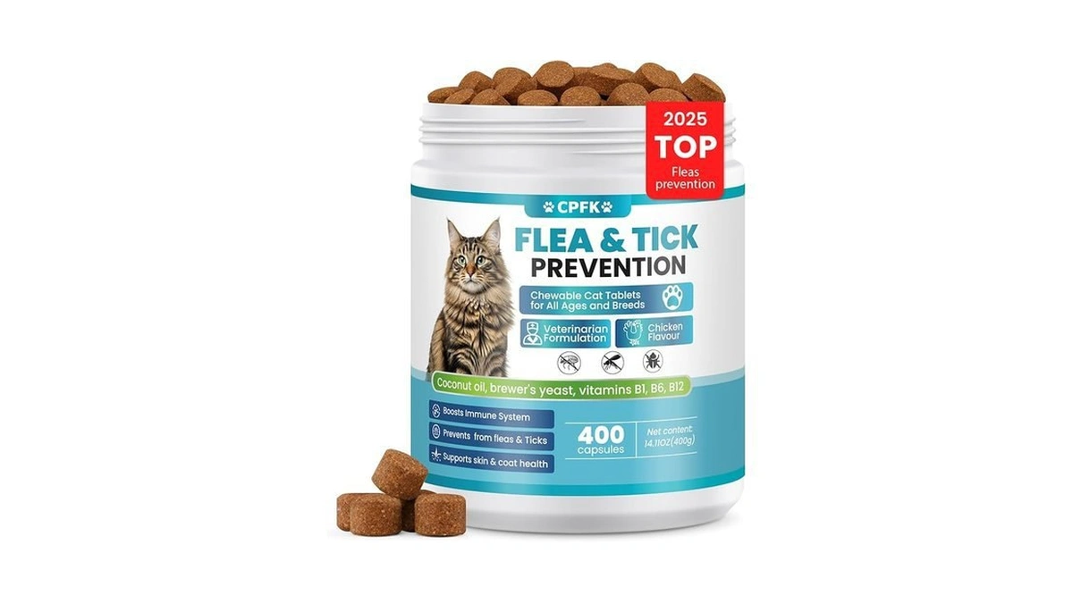 Amazon coupon: Chewable Flea Treatment For Cats Flea An