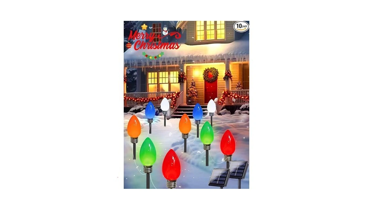 Amazon code: 10 Pack Large C9 Christmas Decorations O