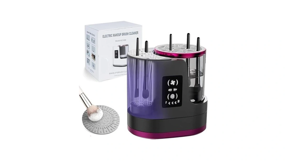 Amazon code: Electric Makeup Brush Cleaner 3-in-1 Wit