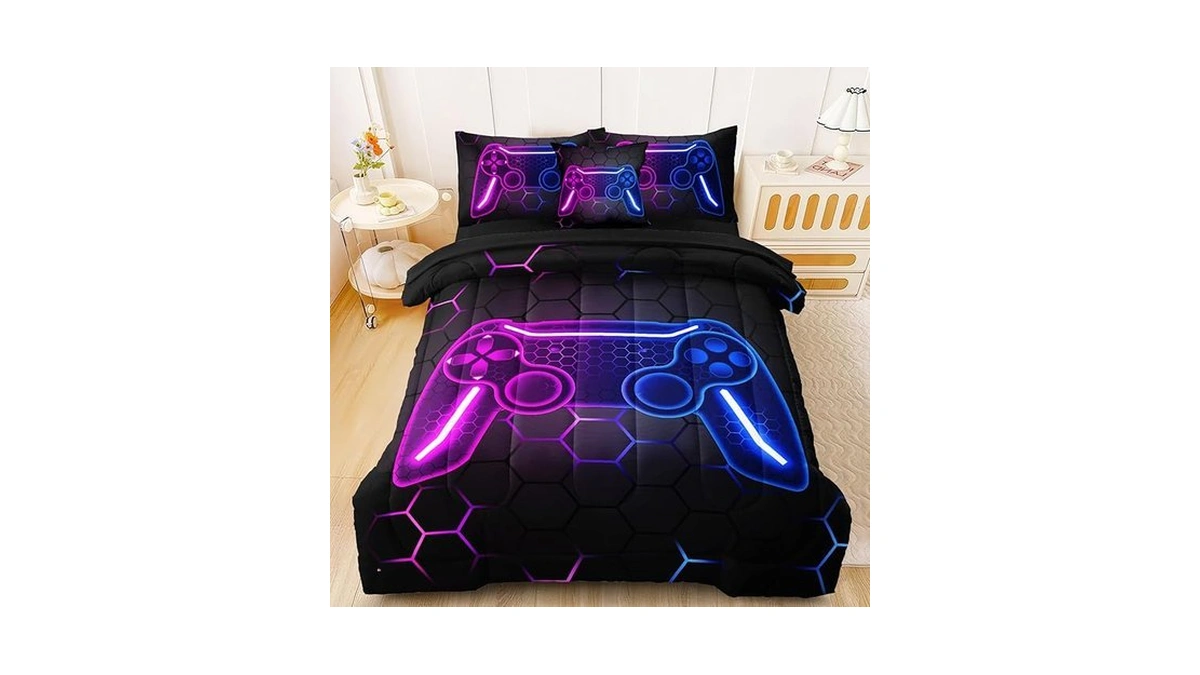 Amazon coupon: Bertsuca 6 Pcs Full Bedding Set For Boys