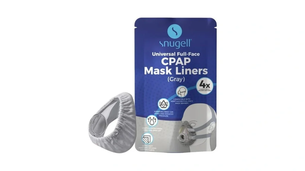 Amazon coupon: Snugell Cpap Mask Liners Full-face 4-pac
