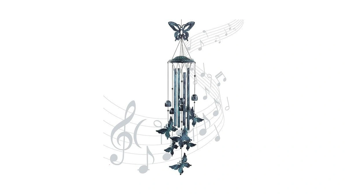 Amazon code: Yiiwinwy Butterfly Wind Chimes For Outsi