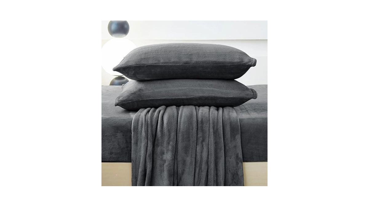 Amazon code: Hcora Fleece Queen Sheet Set Luxury Soft