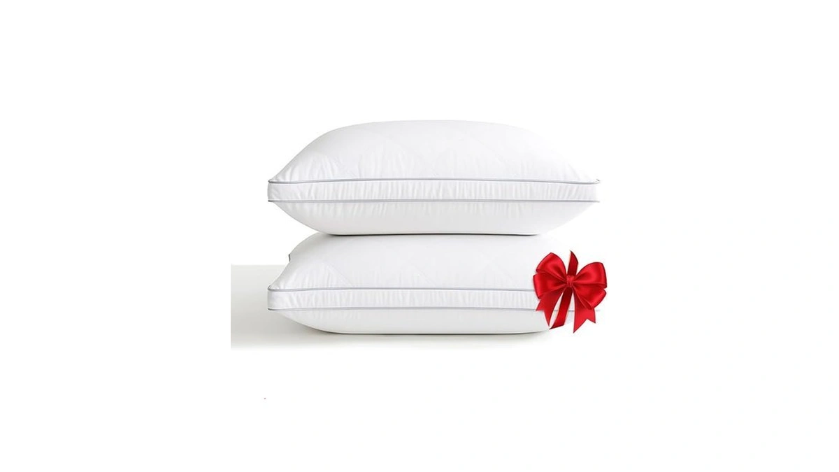 Amazon coupon: Deodar Goose Feather Down Pillows Standa