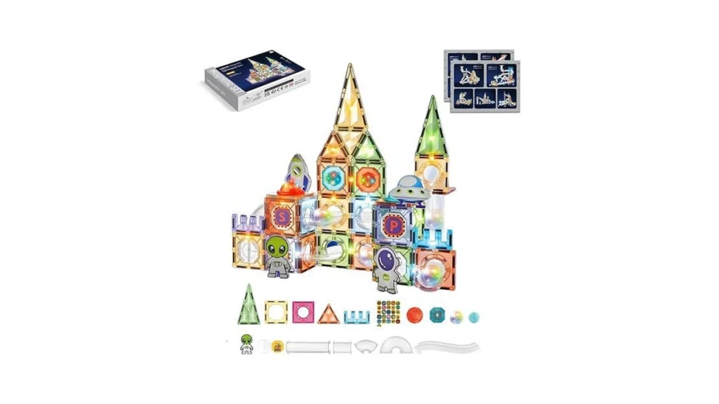 Amazon code: Rublelitie Magnetic Tiles Marble Run Ste