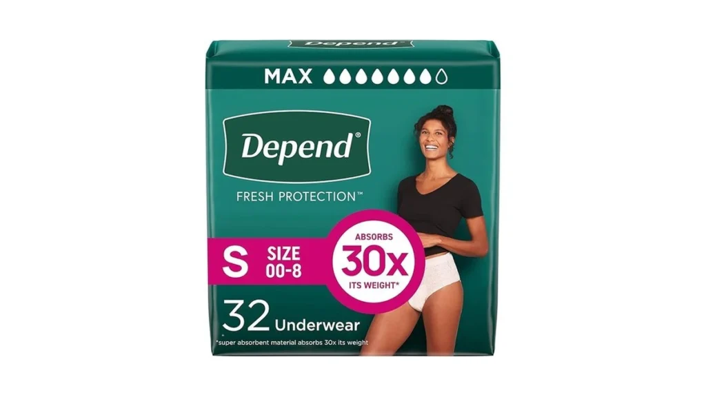 Amazon coupon: Depend Fresh Protection Adult Diapers In