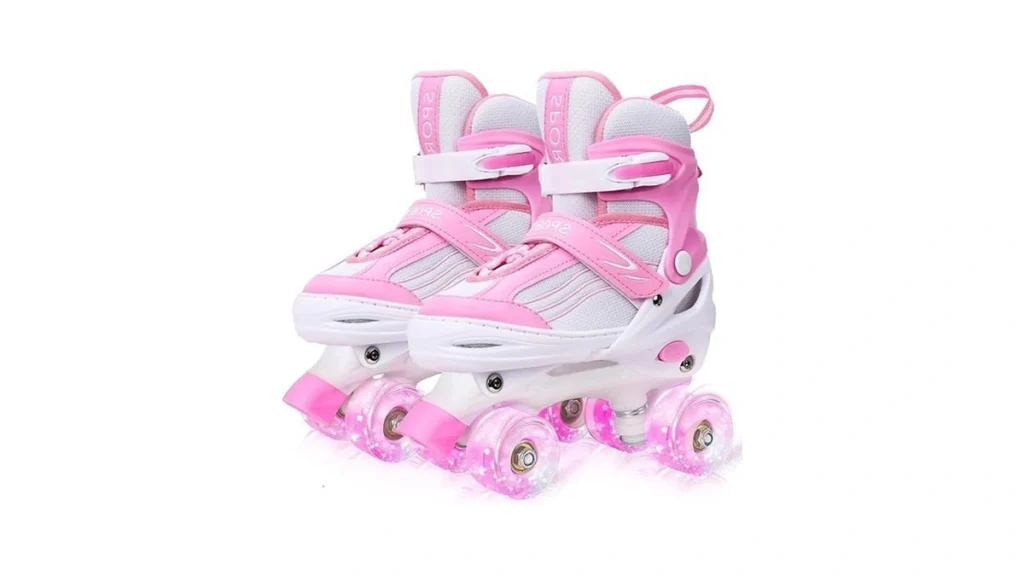 Amazon code: Lejijit Girls Roller Skates For Kids Chi