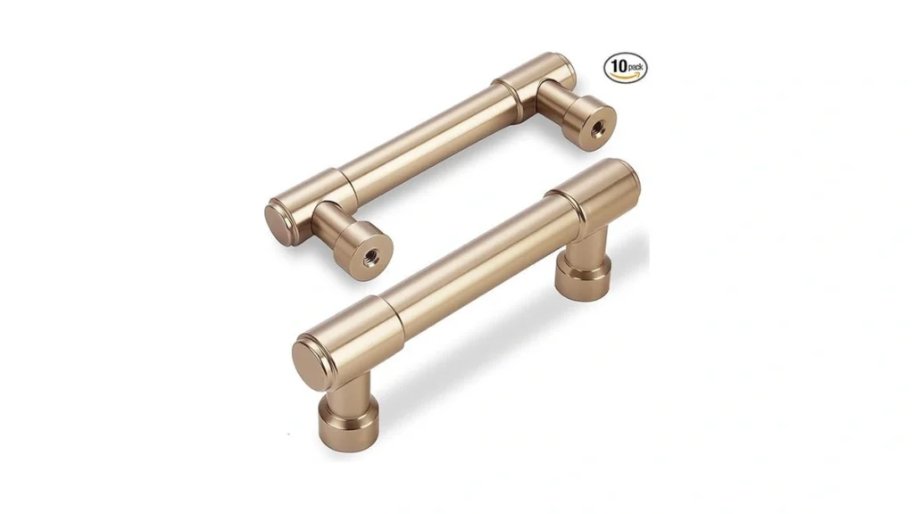 Amazon coupon: Amasideca 10 Pack Champagne Bronze Pulls