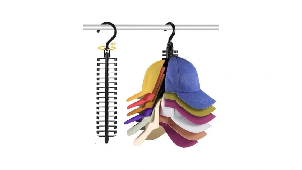 Amazon code: Nazzo 360-degree Rotating Hat Organizer