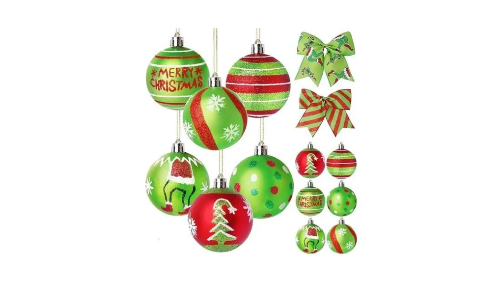 Amazon code: 12 Pack Christmas Ball Ornaments With 2