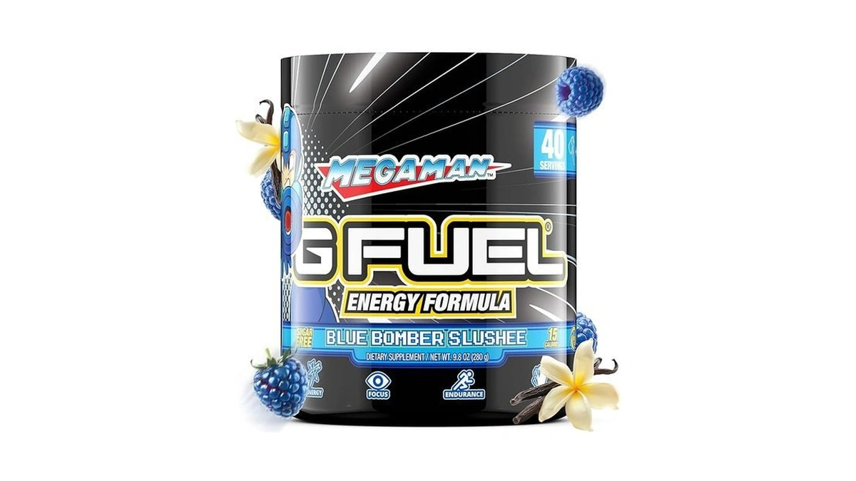 Amazon coupon: G Fuel Megaman Energy Drink Powder Pre W