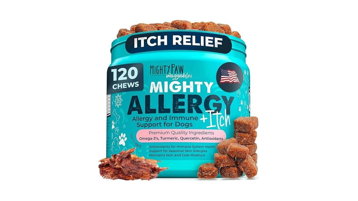 Amazon coupon: Mighty Paw Waggables Allergy Immune Itch