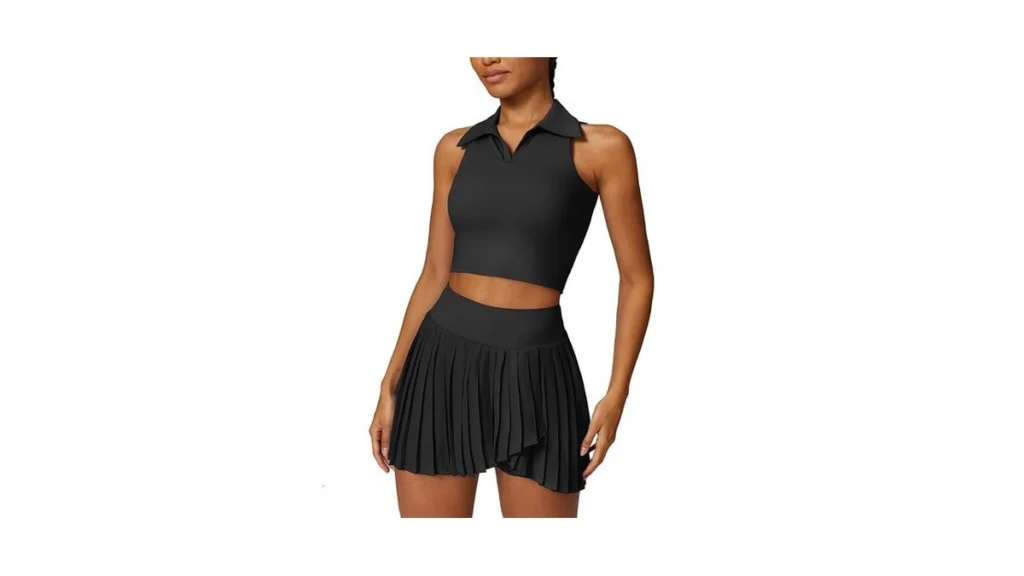 Amazon code: Women 2 Piece Tennis Dresses High Waiste