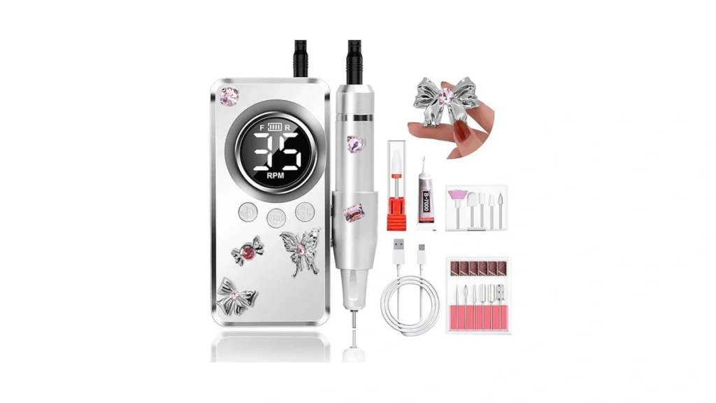 Amazon code: Welan Electric Nail Drill Cordless Nail