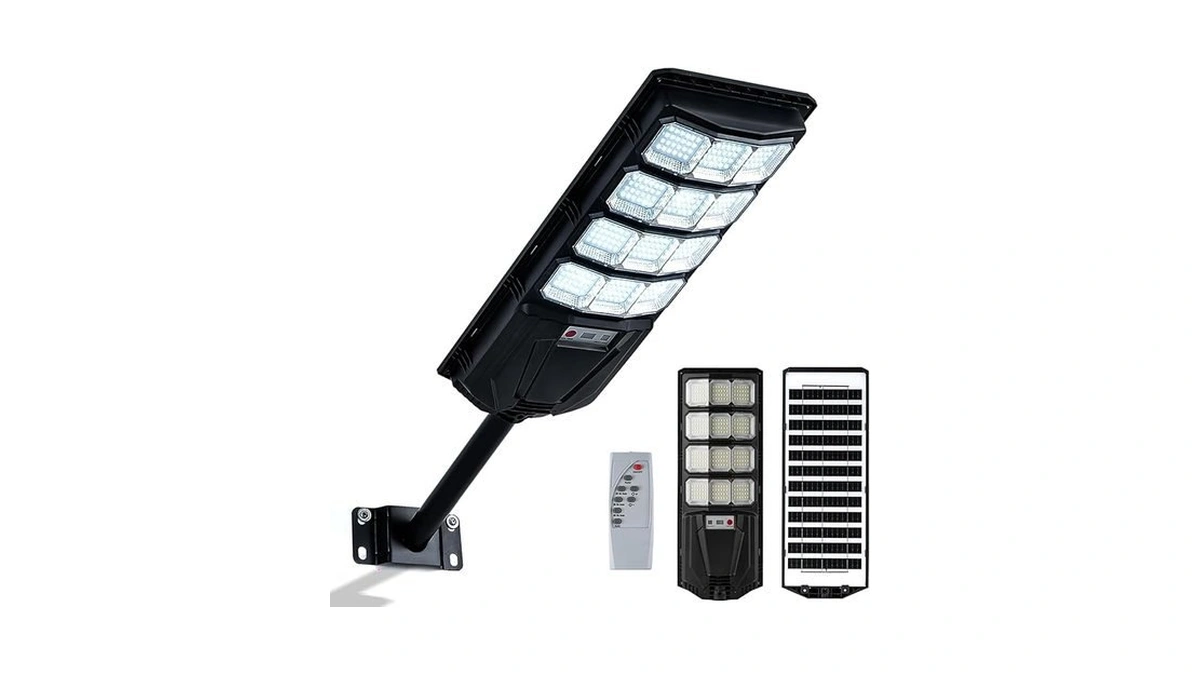 Amazon coupon: Impulja Solar Street Lights Outdoor With