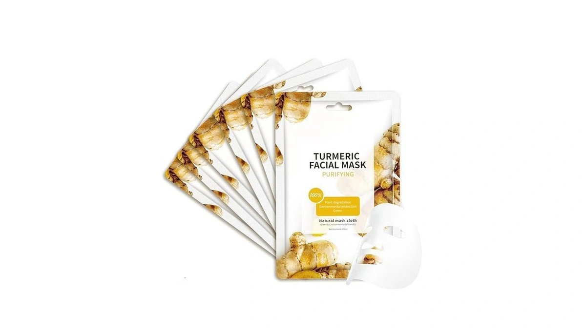 Amazon code: Oupeicharm Turmeric Face Masks Sheet For