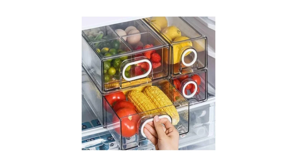 Amazon code: 6 Pcs Refrigerator Organizers And Storag