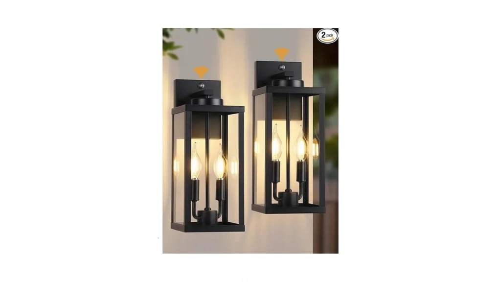 Amazon code: Partphoner Dusk To Dawn Outdoor Wall Sco
