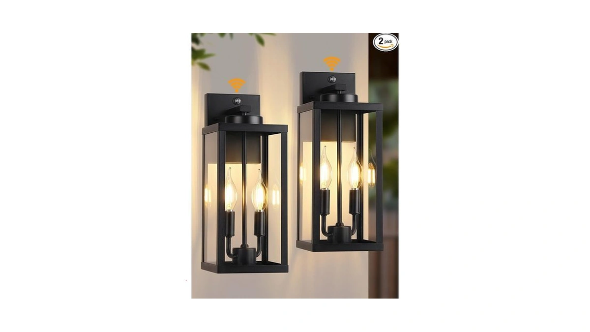 Amazon code: Partphoner Dusk To Dawn Outdoor Wall Sco