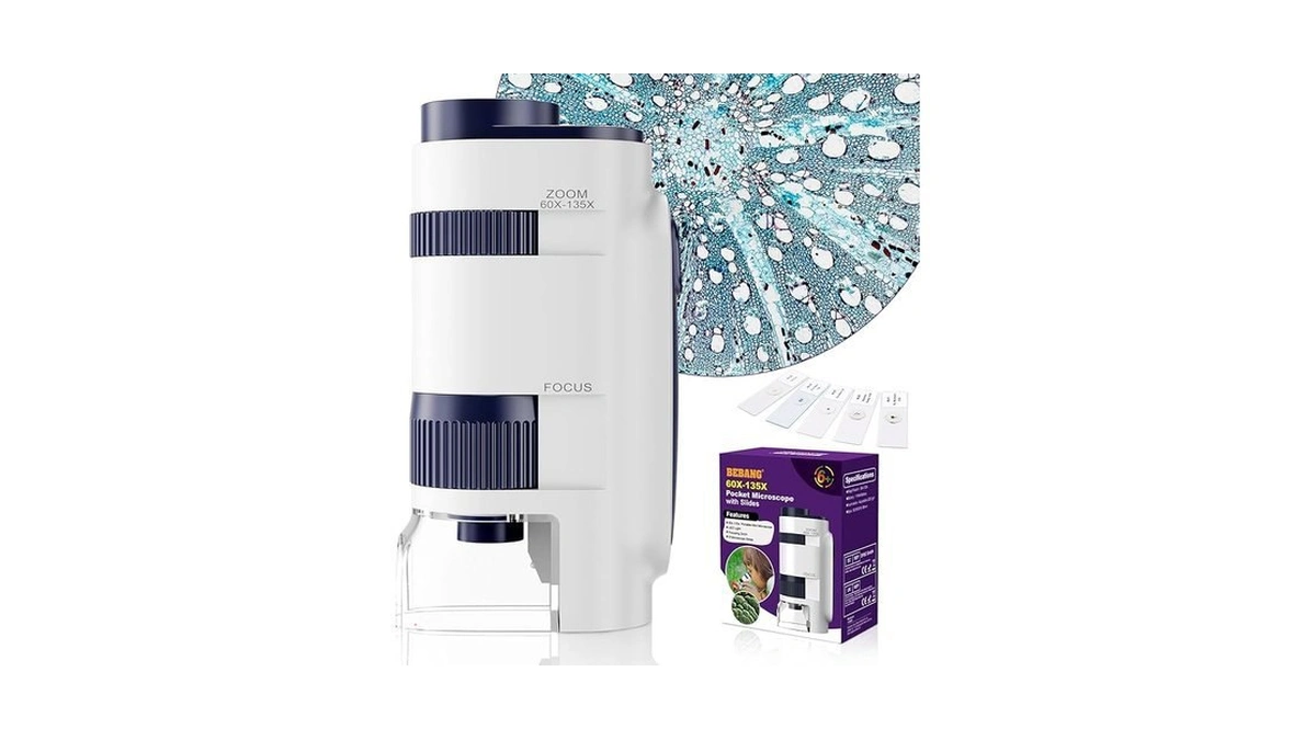 Amazon code: Handheld Portable Pocket Microscope For