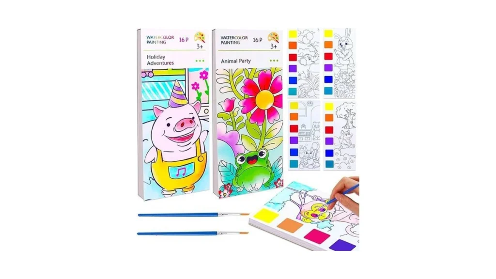 Amazon code: Baoxue 2pack Water Color Paint Sets For