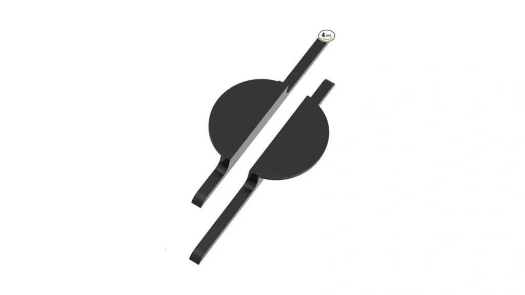 Amazon coupon: 9build 4 Pack Matte Black Cabinet Pulls