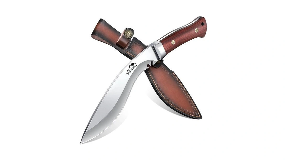 Amazon coupon: Moontay Fixed Blade Kukri Knife - Vg10 S