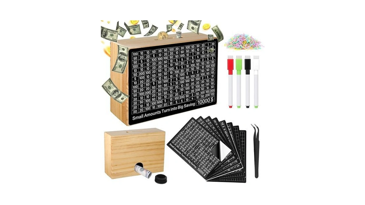 Amazon code: Larger 10000 Savings Challenge Box With