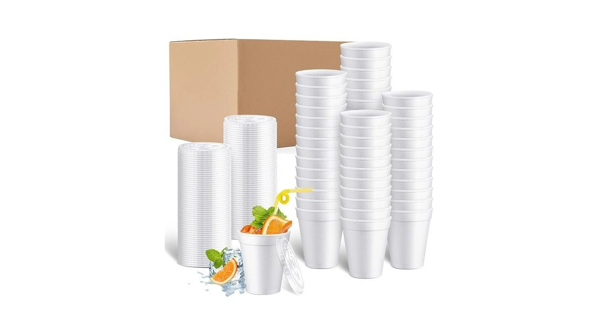 Amazon code: Sabary 50 Pack 8 Oz Insulated Foam Cups