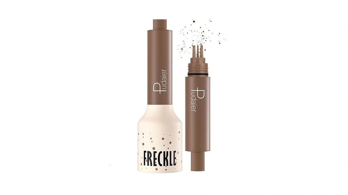 Amazon code: Light Brown Freckle Pen Natural Faux Fre