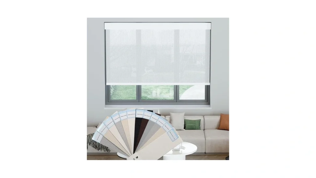 Amazon coupon: Uilvffo Solar Shades Fabric Sample Light