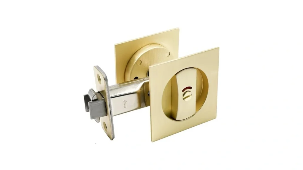Amazon coupon: 9build Gold Pocket Door Hardware With Co